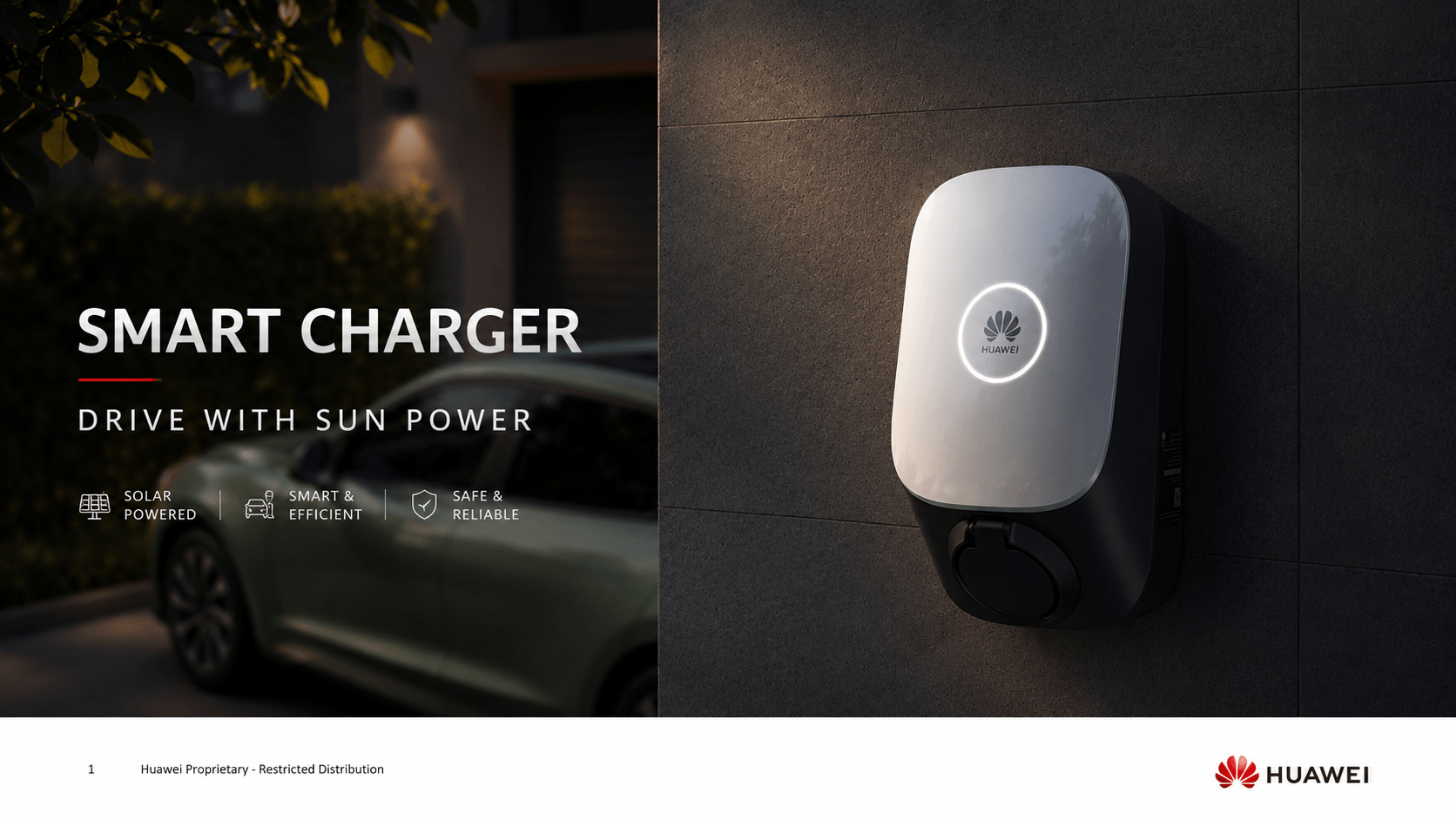Huawei Smart EV Charger 7.4kW / 22kW | Smart Electric Vehicle Charger | EGYPTA GROUP Authorized Distributor of Huawei Digital Power in Egypt | إيجيبتا جروب موزع معتمد لحلول هواوي للطاقة والطاقة الشمسية في مصر
