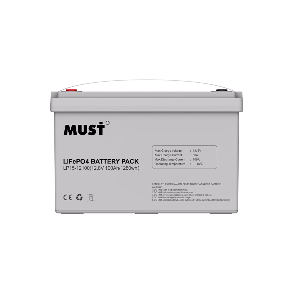 MUST LP1500 Series LiFePO4 Lithium Battery 50Ah–300Ah | EGYPTA GROUP Exclusive Agent for MUST Batteries and Inverters in Egypt / بطارية ليثيوم MUST LP1500 بتقنية LiFePO4 بسعات من 50 إلى 300 أمبير | إيجيبتا جروب الوكيل الحصري لبطاريات وإنفرترات MUST في مصر