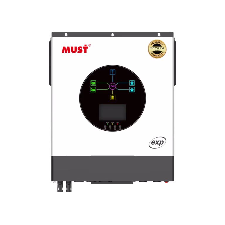 MUST PV1900 EXP Off-Grid Solar Inverter for independent solar power systems – EGYPTA GROUP exclusive agent for MUST batteries and inverters in Egypt | إنفرتر MUST PV1900 EXP أوف جريد لأنظمة الطاقة الشمسية المستقلة – إيجيبتا جروب الوكيل الحصري لبطاريات وإنفرترات MUST في مصر